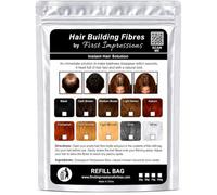 First Impressions Hair Building Fibres Refill | Hair Loss Concealer for Men & Women | Instantly Conceals Thinning Hair | 50g Grey