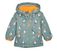 first instinct by killtec FISW 27 MNS 44647-000 Children's Ski Jacket with Hood Grow-Up Function and Snow Guard Pale Green 86/92