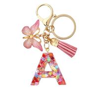 First Key Ring, Letter Key Ring for Car Keys, Beautiful Design, Women's Key Cheese, Women's Key Ring, Women's Key Chain, Women's Key Chain, Women's Key Chain, Women's Key Ring, a, Siehe Beschreibung