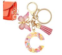 First Key Ring, Letter Key Ring for Car Keys, Beautiful Design, Women's Key Cheese, Women's Key Ring, Women's Key Chain, Women's Key Chain, Women's Key Chain, Women's Key Ring, c, Siehe Beschreibung