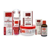 First Lady AHA Maxi Tone Skin Brightening Set - Body Lotion 300ml & Face Cream Jar 500g & Foam Wash 200ml & Soap 200g & Serum 60ml