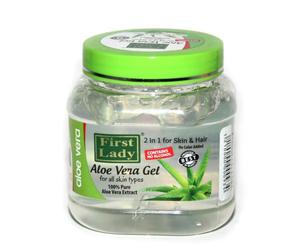First Lady Aloe Vera Gel 500ml - 100% Pure Aloevera Extracts - For Skin & Hair