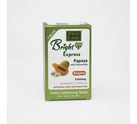 First Lady Bright Express Papaya Exfoliating Soap 200g - Skin Brightening Bar with Lactic Acid, Vitamin C & Chamomile - Gently Removes Dead Skin for Smoother, Radiant-Looking Skin