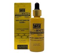 First Lady Glutawhite+ Egyptian Skin Brightening Beauty Serum 60ml with L- Glutathione, Papaya, Carrot, Vitamin E dark spot remover for face