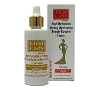 First Lady High Definition Brightening Booster Serum - Retinol & AHA Face Serum for Dark Spots, Blemishes & Uneven Skin Tone - Argan & Saffron Glow Serum 60ml