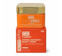 First Lady Rapid Glow Carrot Skin Brightening Cream 250ml - Kojic Acid, Vitamin C & Retinol Moisturiser - Dark Spot Corrector, Even Skin Tone & Hydrating Face & Body Cream