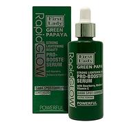 First Lady Rapid Glow Green Papaya Brightening Serum - Dark Spot & Hyperpigmentation Face Serum with Niacinamide, Vitamin C, Bearberry & Mulberry - Even Skin Tone Booster 60ml
