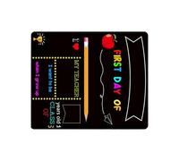 First / Last Day Sign Double-Sided Chalkboard Board Reversible Message Board Back to School Sign Kindergarten Hanging Bulletin Board