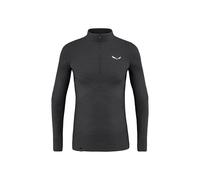 First layer Salewa ZEBRU MED WARM AMR M 1/2Z TEE. (onyx) men