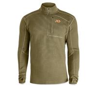First Lite Men's Furnace Quarter Zip - Merino Wool Fleece Camo Hunting Long Sleeve, Insulated Midlayer, Hunting Gear For Men, Conifer, XXL