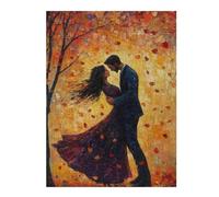 First Love in Autumn Classic Wooden Jigsaw Puzzle for Adults, 500 PCS
