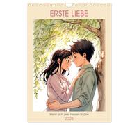 First love - When two hearts find each other UK-Version (Wall Calendar 2026 DIN A4 Portrait), CALVENDO 12 Month Wall Calendar