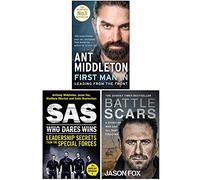 First Man In, SAS Who Dares Wins, Battle Scars 3 Books Collection Set