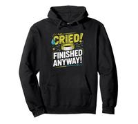 First Marathon Finisher Cried Mile 20 Finished Anyway Funny Pullover Hoodie