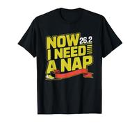 First Marathon Finisher Ran 26 2 Miles Now Need Nap Humor T-Shirt
