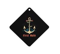 First Mate Anchors Air Freshener Hanging Car Incense Chip Diffuser Scented Decor for Car Home