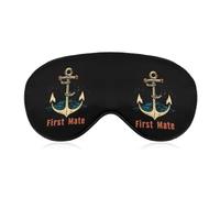 First Mate Anchors Sleep Mask Breathable Light-Blocking Eye Masks for Men Women