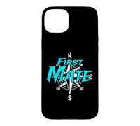 First Mate First Officer Wind Rose Compass Sail Case for iPhone 15 Plus