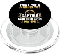 First Mate Making The Captain Look Good Since Day One PopSockets PopGrip for MagSafe