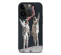 First Men On The Moon Basic TPU Cell Phone Cases TPU Soft Cover Shockproof Slim Phone Case Compatible with iPhone 14/14 Plus/14 Pro/14 Pro Max