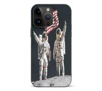 First Men On The Moon Basic TPU Cell Phone Cases TPU Soft Cover Shockproof Slim Phone Case Compatible with iPhone 14/14 Plus/14 Pro/14 Pro Max