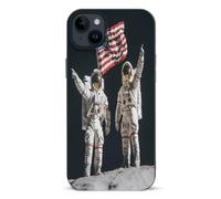 First Men On The Moon Basic TPU Cell Phone Cases TPU Soft Cover Shockproof Slim Phone Case Compatible with iPhone 14/14 Plus/14 Pro/14 Pro Max