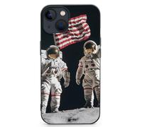 First Men On The Moon Cell Phone Basic Cases TPU Soft Cover Shockproof Slim Phone Case Compatible with iPhone 13 Mini/13/13 Pro/13 Pro Max