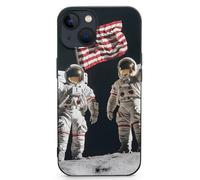 First Men On The Moon Cell Phone Basic Cases TPU Soft Cover Shockproof Slim Phone Case Compatible with iPhone 13 Mini/13/13 Pro/13 Pro Max