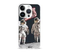 First Men On The Moon Cell Phone Basic Cases TPU Soft Cover Shockproof Slim Phone Case Compatible with iPhone 15/15 Plus/15 Pro/15 Pro Max