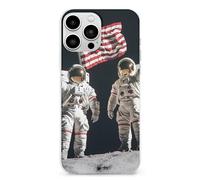 First Men On The Moon Cell Phone Basic Cases TPU Soft Cover Shockproof Slim Phone Case Compatible with iPhone 13 Mini/13/13 Pro/13 Pro Max
