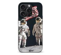 First Men On The Moon Cell Phone Basic Cases TPU Soft Cover Shockproof Slim Phone Case Compatible with iPhone 15/15 Plus/15 Pro/15 Pro Max
