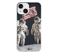 First Men On The Moon Cell Phone Basic Cases TPU Soft Cover Shockproof Slim Phone Case Compatible with iPhone 13 Mini/13/13 Pro/13 Pro Max