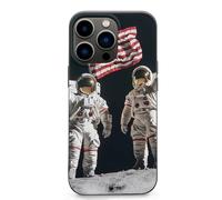 First Men On The Moon Cell Phone Basic Cases TPU Soft Cover Shockproof Slim Phone Case Compatible with iPhone 13 Mini/13/13 Pro/13 Pro Max