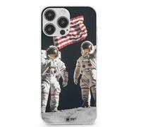 First Men On The Moon Cell Phone Basic Cases TPU Soft Cover Shockproof Slim Phone Case Compatible with iPhone 13 Mini/13/13 Pro/13 Pro Max