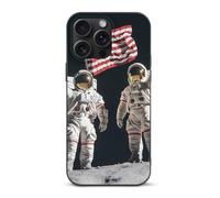 First Men On The Moon Cell Phone Basic Cases TPU Soft Cover Shockproof Slim Phone Case Compatible with iPhone 15/15 Plus/15 Pro/15 Pro Max