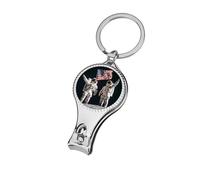 First Men On The Moon Personalized Nail Clippers for Fingernails Metal Fingernail Cutter Gift for Adults