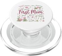 First Mom Blessed New Motherhood Mama Design PopSockets PopGrip for MagSafe