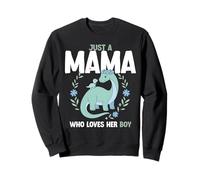 First Mother’s Day Mama Mini Matching Dinosaur Cute Mom Baby Sweatshirt
