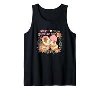 First Mother's Day 2026 Cute Guinea Pigs Matching Family Kid Tank Top
