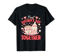 First Mother's Day Together Funny Mommy Costume Coffee Milk T-Shirt