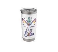 First Name Ellie Personalized E is for Ellie Stainless Steel Insulated Tumbler