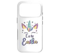 First Name Emilia Personalized E Is For Emilia Case for iPhone 17 Pro