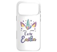 First Name Emilia Personalized E Is For Emilia Case for iPhone 17 Pro Max
