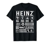 First name Heinz funny saying humour T-Shirt