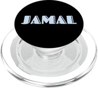 First Name Jamal Vintage Art Deco Light Blue/Lavender Font PopSockets PopGrip for MagSafe