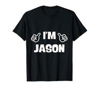 First Name Jason Valentines Day Design for Couples T-Shirt