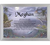 First Name Meanings Print - Prehistoric Design (Silver)