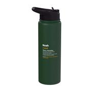 First Name Noah Personalised Saying Man Definition Name Stainless Steel Insulated Water Bottle