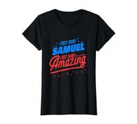 First Name Samuel Last Name Amazing Funny Samuel Saying Value Graphic T-Shirt, Women, Black, L