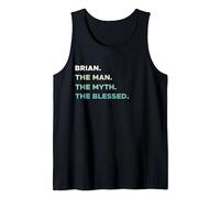 First Name Shirt | BRIAN - The Man Myth Blessed Christian Tank Top